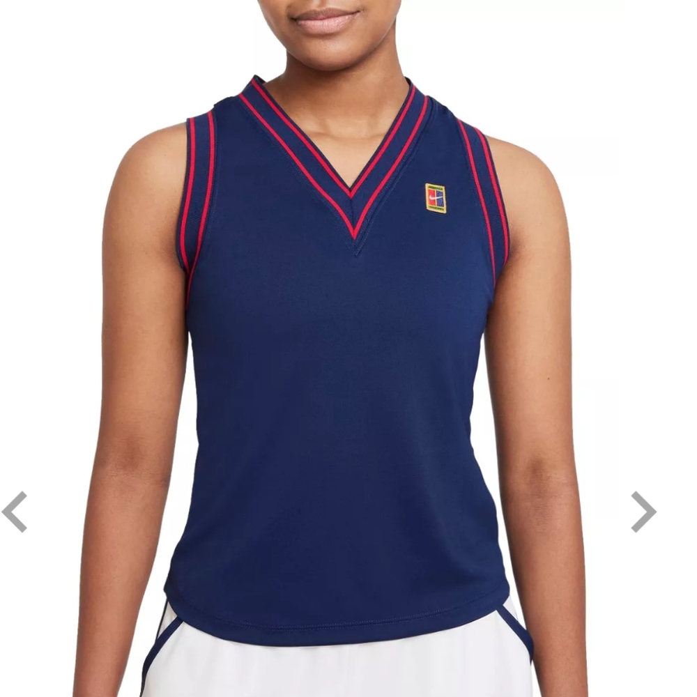 Nike Women's NikeCourt Dri-FIT Slam Tennis Tank - Sz XL
